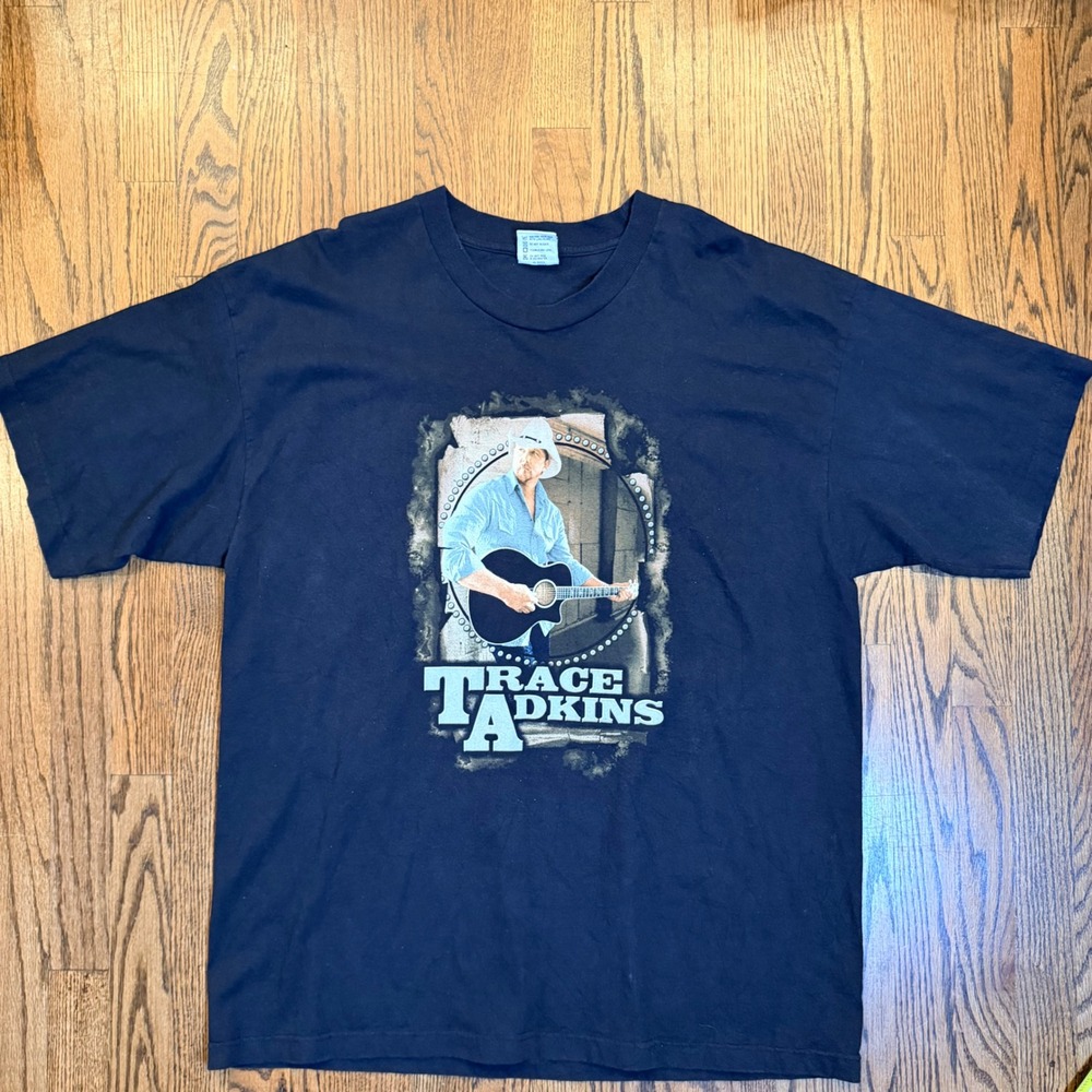 Bayside‎ Trace Adkins 2010 Tour Shirt Cowboy's Back In Town 2XL Black